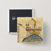 Jonas gegessen durch den Wal Button (Vorne & Hinten)