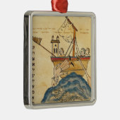 Jonas gegessen durch den Wal Ornament Aus Metall (Rechts)