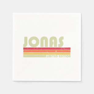 JONAS Gift Name Personalisiert Funny Retro Vintag Serviette