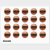 Jonas Grunge Style Basketball Sticker (Blatt)