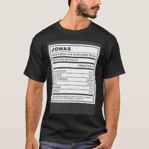 Jonas Information and Unleugnable Facts T-Shirt