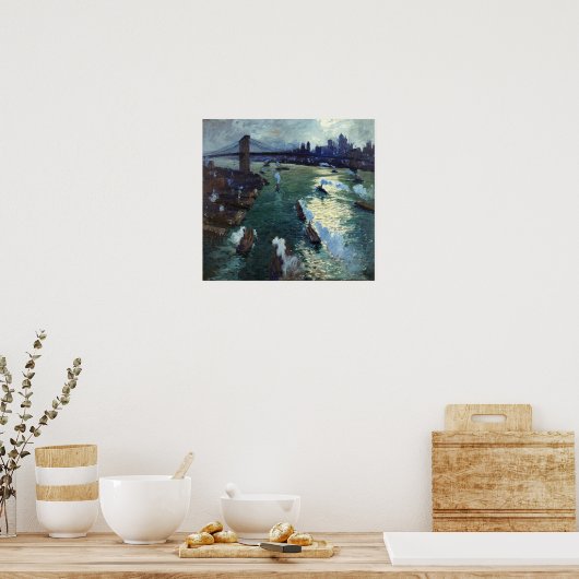 Jonas Lie Path of Gold Poster (Küche)