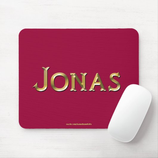 JONAS-Namensgeber Personalisierte Geschenkmousepad Mousepad (Mit Mouse)