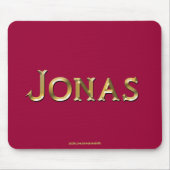 JONAS-Namensgeber Personalisierte Geschenkmousepad Mousepad (Vorne)