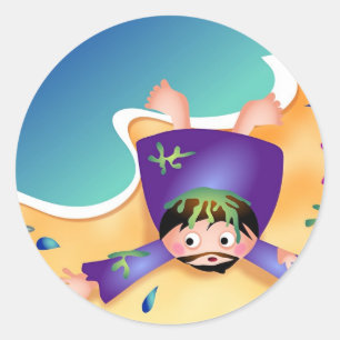 Jonas Runder Aufkleber