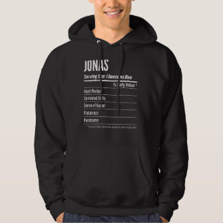 Jonas Serving Size Nutrition Label Calories Hoodie