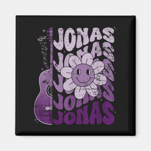 Jonas Vorname Ich liebe Jonas Mädchen Groovy 80er Magnet
