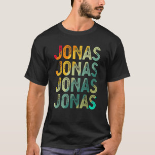 Jonas Vorname Stolz Vintage abgenutzt Retro St T-Shirt