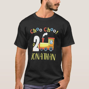 Jonathan Choo Choo Zwei Züge 2. Geburtstag Turning T-Shirt