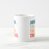 Jonathan der Mann der Mythos die Legende Kaffeetasse (Mittel)