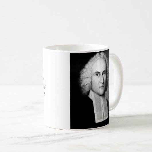 Jonathan Edwards-Kaffeetasse, "Anmut ist aber Kaffeetasse (VorderseiteRechts)