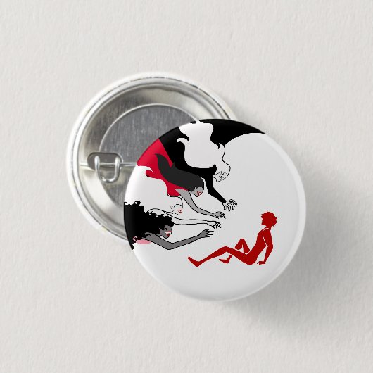 Jonathan Harker VS Castle Dracula Button (Vorne & Hinten)