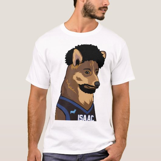 Jonathan Isaac Corgi T-Shirt (Vorderseite)