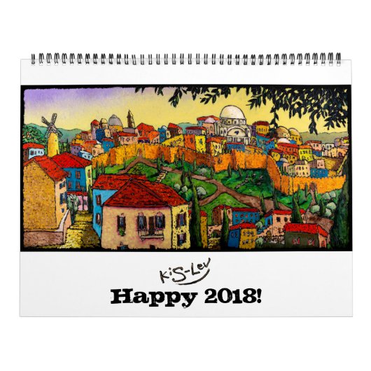 Jonathan Kis-Lev Art Calendar 2018 Kalender (Titelbild)
