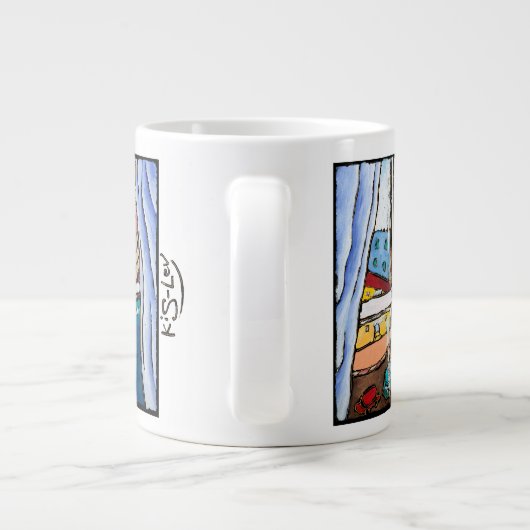 Jonathan Kis-Lev Beautiful Jaffa Jumbo Tasse (Rückseite)
