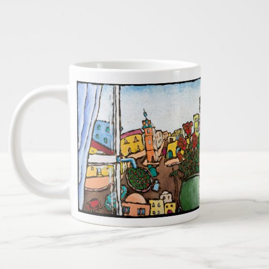 Jonathan Kis-Lev Beautiful Jaffa Jumbo Tasse (Links)