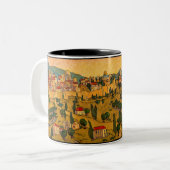 Jonathan Kis-Lev Jerusalem Gold 11 Unze-Tasse Zweifarbige Tasse (Vorderseite Links)