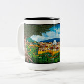 Jonathan Kis-Lev nächstes Jahr in Jerusalem 15 Zweifarbige Tasse (Vorderseite Links)