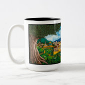 Jonathan Kis-Lev nächstes Jahr in Jerusalem 15 Zweifarbige Tasse (Links)