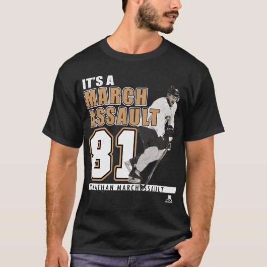 Jonathan Marchessault Nr. 81 Es ist ein März-Angri T-Shirt (Vorderseite)