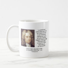 Jonathan Swift-Masse Eingeboren-abscheuliche Kaffeetasse