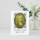 Jonathan Swift Postkarte (Stehend Vorderseite)