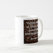 Jonathan Swift Zitat über Kaffee Kaffeetasse (VorderseiteRechts)