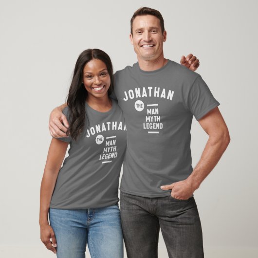 Jonathan The Man Myth Legend Name Jonathan T-Shirt (Unisex)
