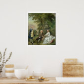 Jonathan Tyers (d.1767) und seine Tochter Elizabet Poster (Küche)