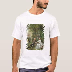 Jonathan Tyers (d.1767) und seine Tochter, T-Shirt