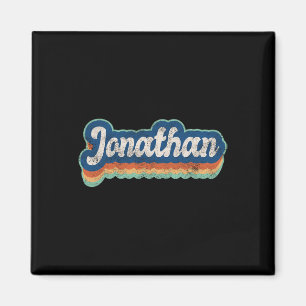 Jonathan Vorname Junge Vintage Stil 70er 80er Pers Magnet