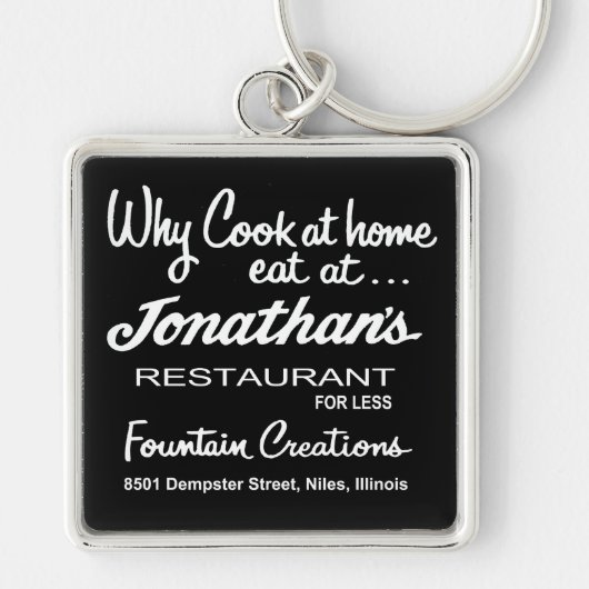 Jonathan's Restaurant, Niles, IL Schlüsselanhänger (Vorne)
