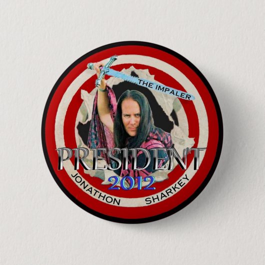 Jonathon "das Impaler" Sharkey 2012 Button (Vorderseite)