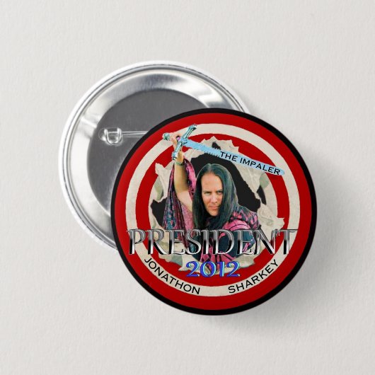 Jonathon "das Impaler" Sharkey 2012 Button (Vorne & Hinten)