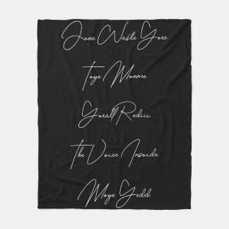 Jone Waste Yore Toye Monme Wood Wall Art Fleecedecke