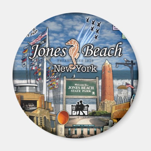 Jones Beach jpg Magnet (Vorne)
