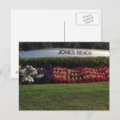 Jones Beach, Long Island Postkarte (Vorne/Hinten)
