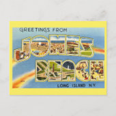Jones Beach Long Island Postkarte (Vorderseite)