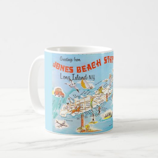 Jones Beach Long Island Tasse (Vorderseite Links)
