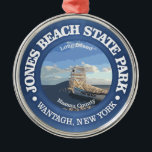 Jones Beach SP Ornament Aus Metall<br><div class="desc">Jones Beach Staat Park,  Long Island,  NY.</div>
