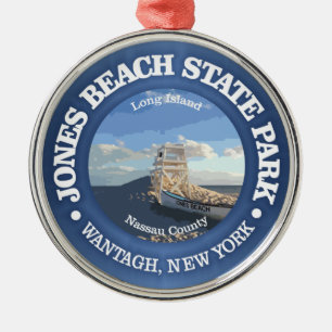 Jones Beach SP Ornament Aus Metall