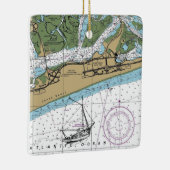 Jones Beach Staat Park NY Chart Keramikornament (Rechts)