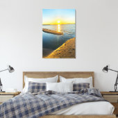Jones Beach Sunset Beach NY Leinwanddruck (Insitu (Schlafzimmer))