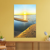 Jones Beach Sunset Beach NY Leinwanddruck (Insitu (Wohnzimmer))