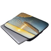 Jones Beach Sunset Beach NY Print Notebook-Hülle Laptopschutzhülle (Vorne Knopf)