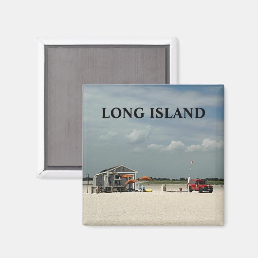 Jones Beach Umbrella Stand Magnet (Vorderseite/Rückseite)