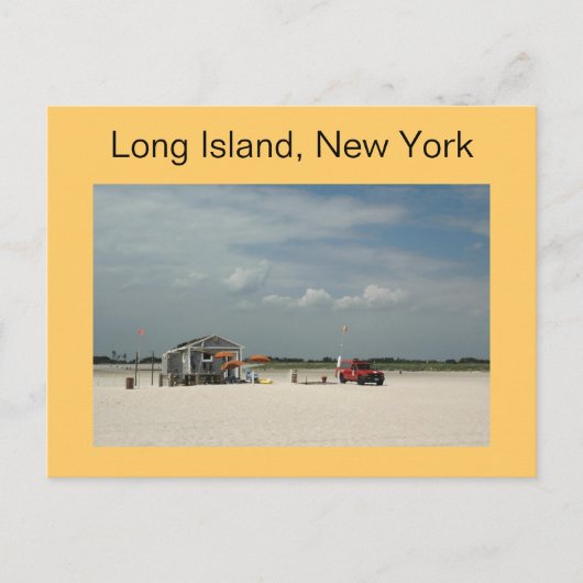 Jones Beach Umbrella Stand Postkarte (Vorderseite)