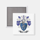 Jones Coat of Arms Magnet (Vorderseite/Rückseite)