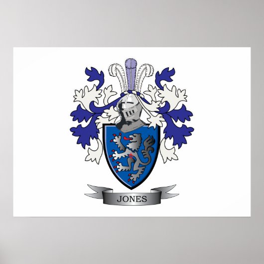 Jones Coat of Arms Poster (Vorne)