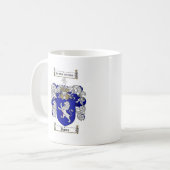JONES-FAMILIENWAPPEN - JONES-WAPPEN KAFFEETASSE (Vorderseite Links)